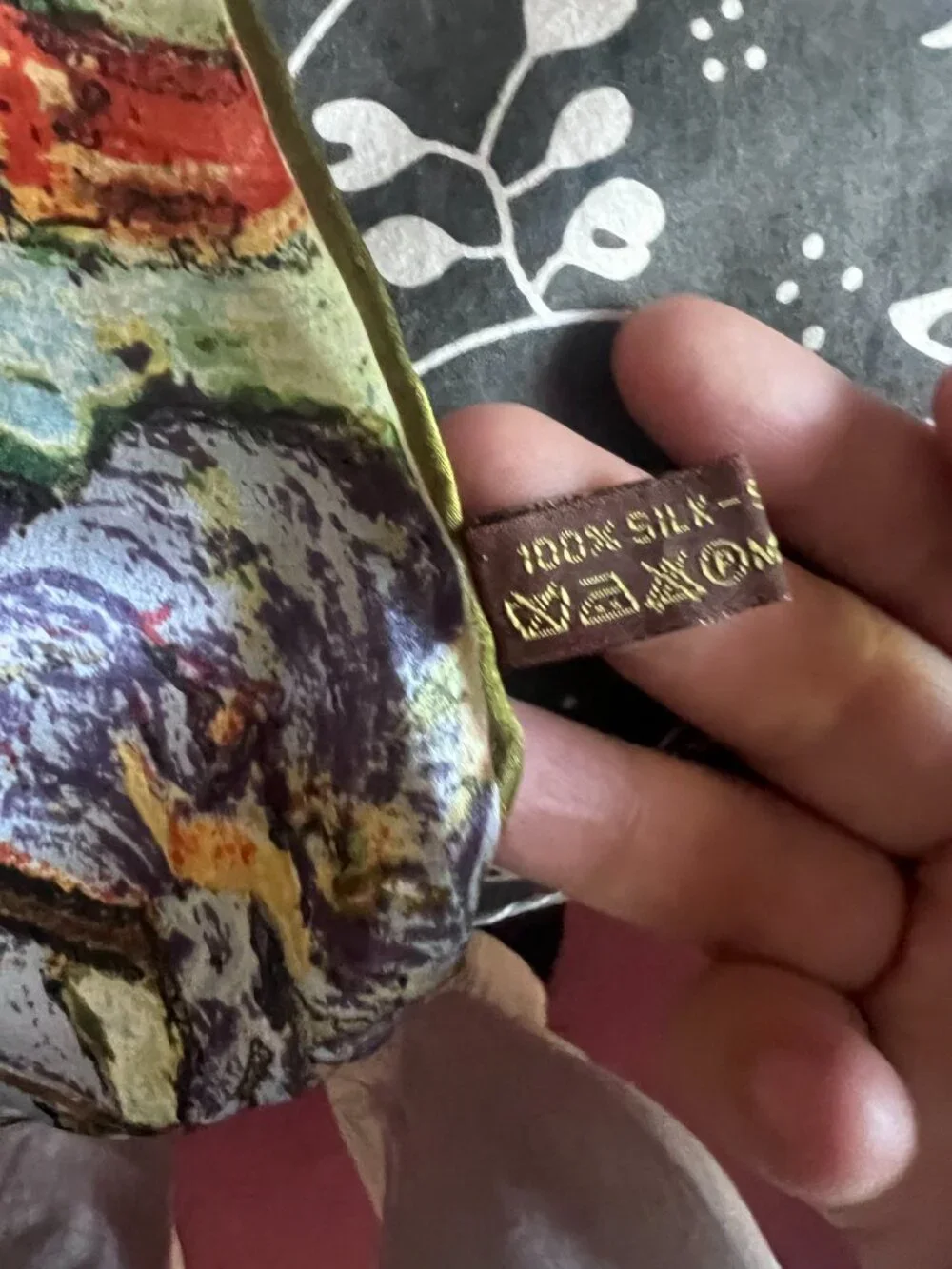 Silk Van Gogh Irises Scarf